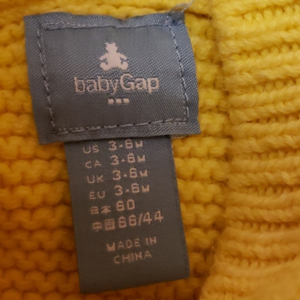 Baby Gap Knitted 3-6 Mths Old Hoodie Sweater - Picture 7 of 8